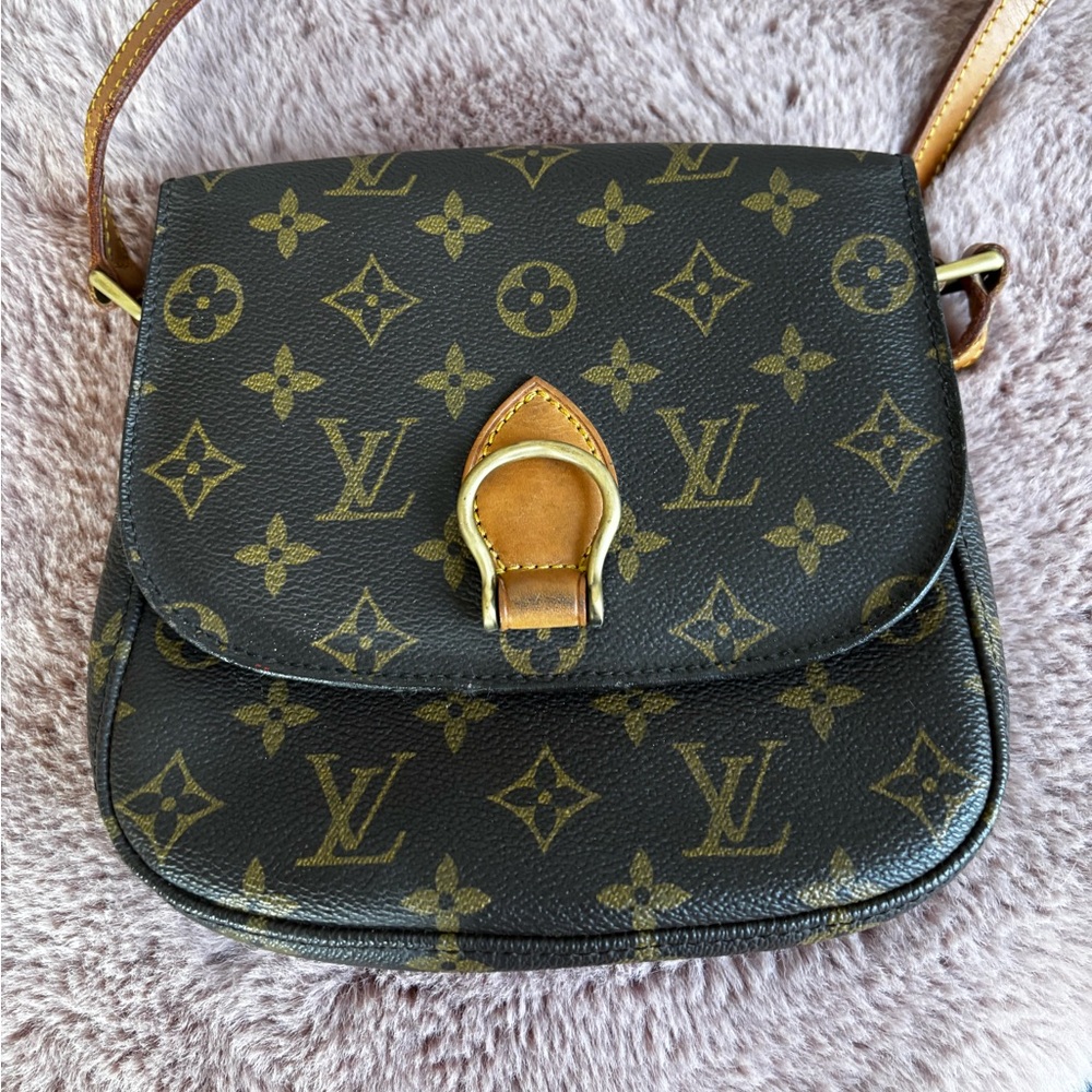 Louis Vuitton Tan and Brown Monogram Crossbody Bag